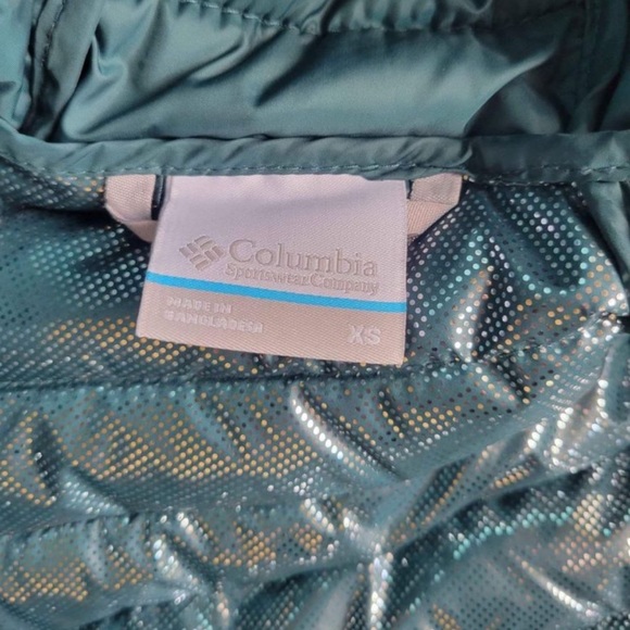 Columbia Puffer Jacket Parka Women's Powder Lite™ Mid Jacket XS Blue - Picture 4 of 11